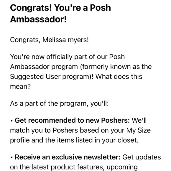 🌟I’m a Posh Ambassador🌟 - Picture 2 of 2